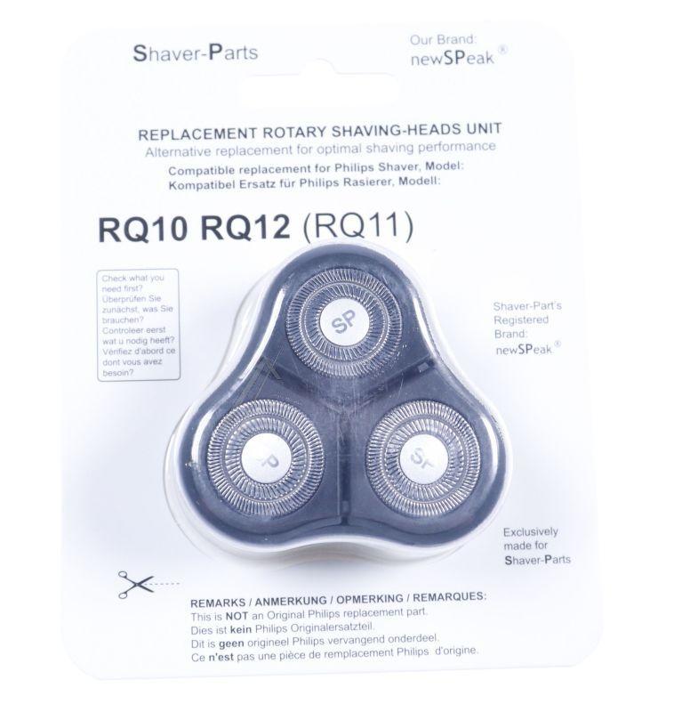 Scherkopf für Rasierer Scherkopfeinheit wie Philips rq10, rq11, rq12 Ersatzteil