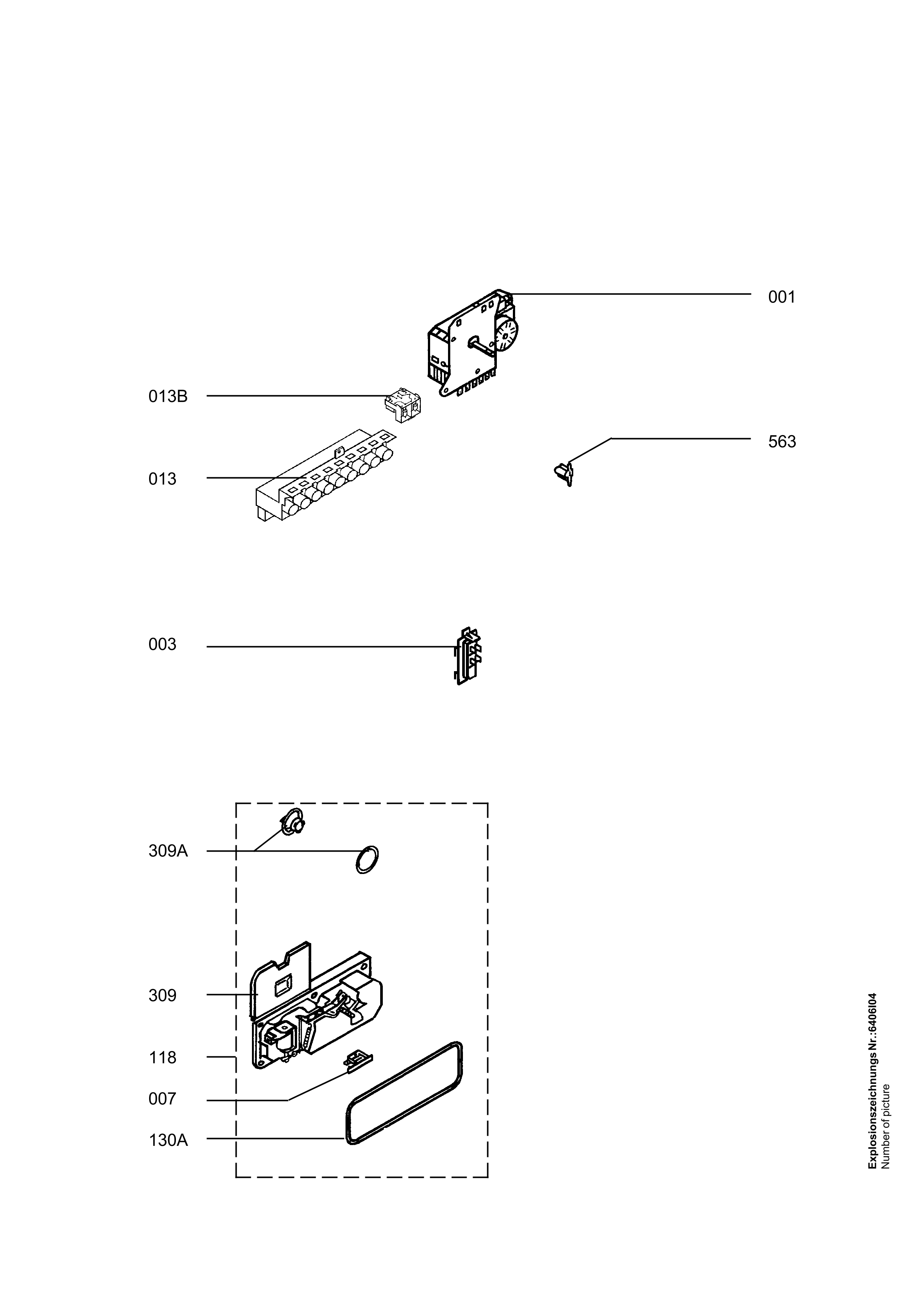 Explosionszeichnung AEG 91123232400 ESF666 W