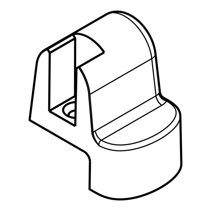 AEG Electrolux 3425869017 Gegenlager - Deckel,stück,rechts