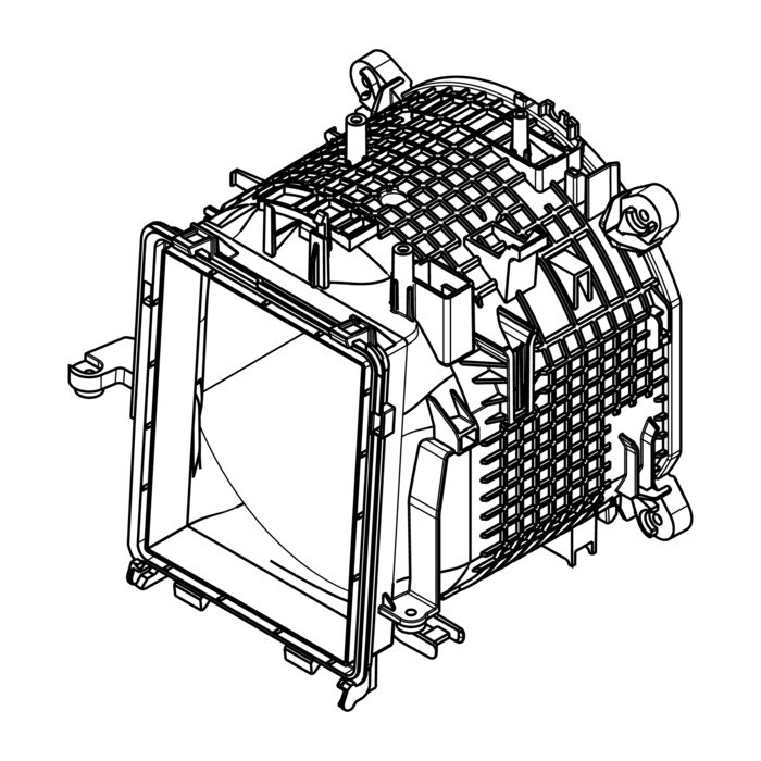 AEG Electrolux 140126414014 Motorabdeckung - Moteur,boîtier