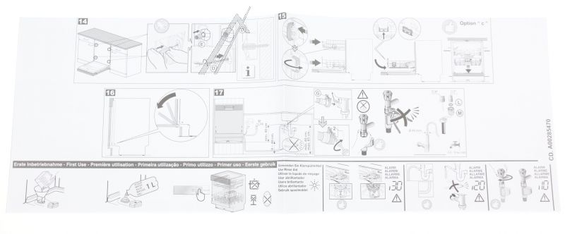 AEG Electrolux 140002854705 Schablone - Schablone,integrierbar