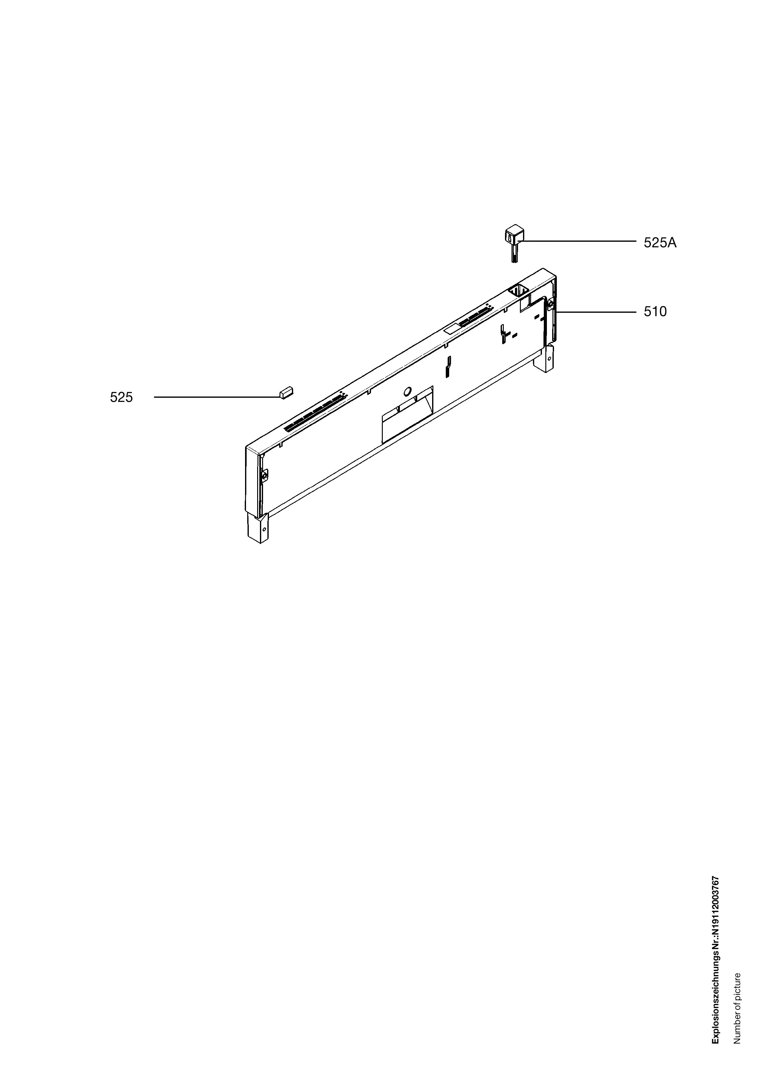 Explosionszeichnung AEG 91137218300 ESL 6270