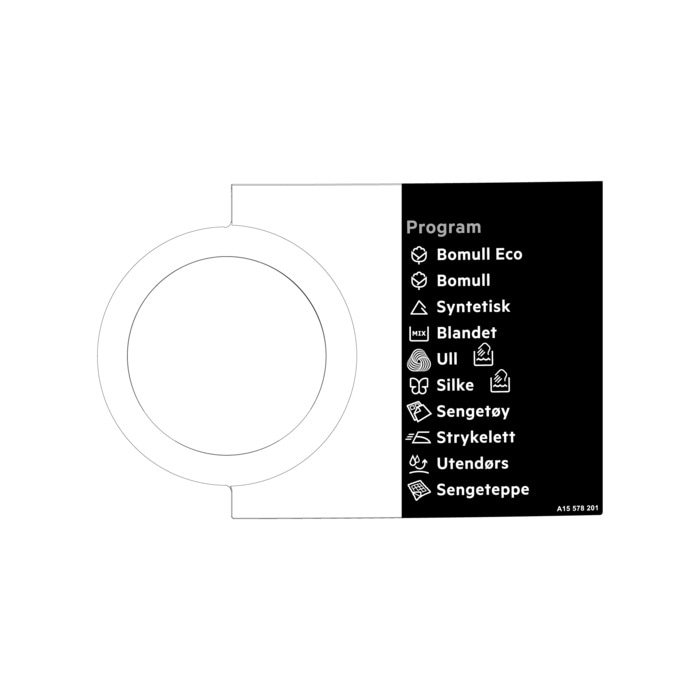 AEG Electrolux 140155782018 Blende - Plaque programmes,bouton,adhés