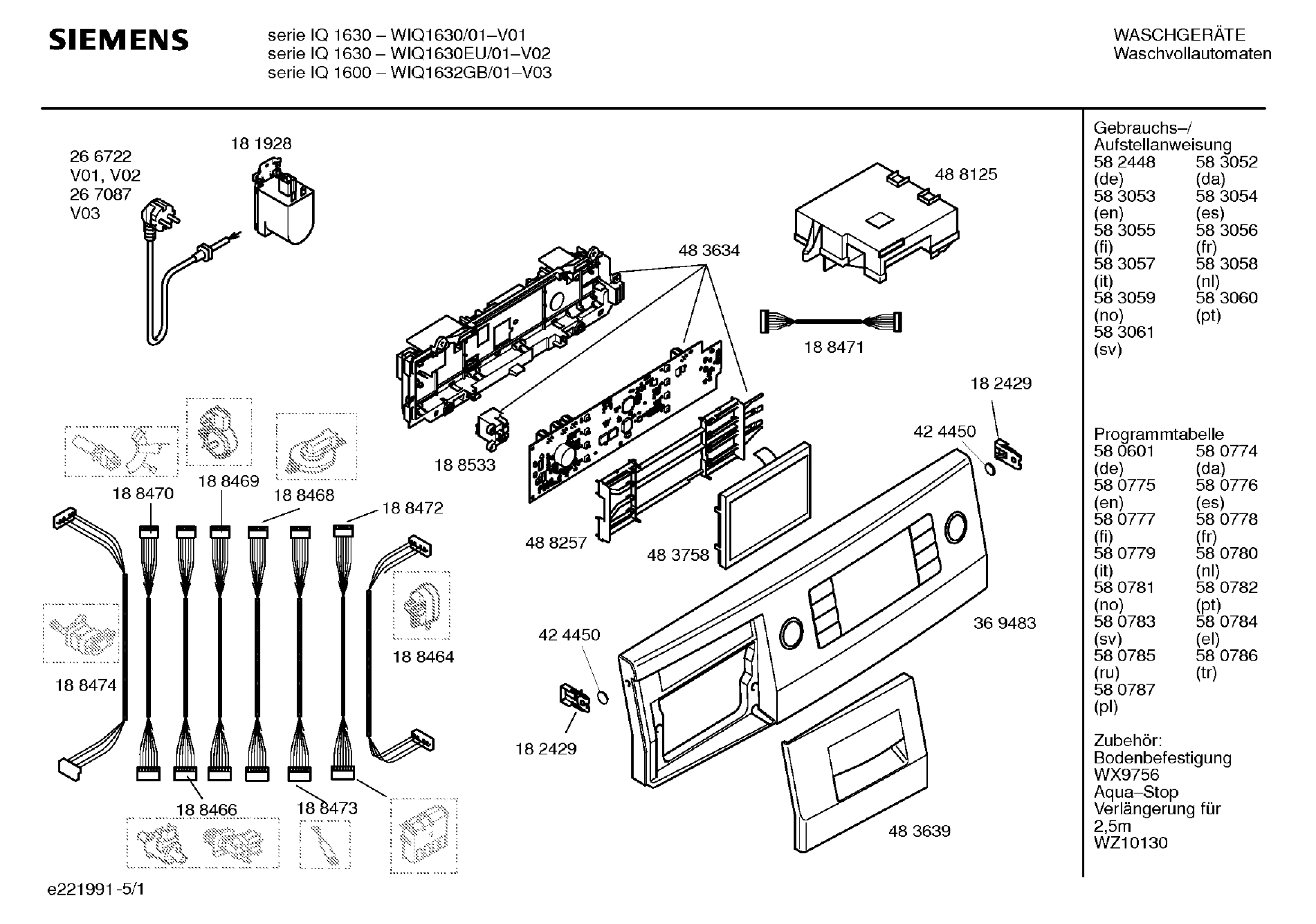 WIQ1632GB/01 SIWAMAT serie IQ 1630