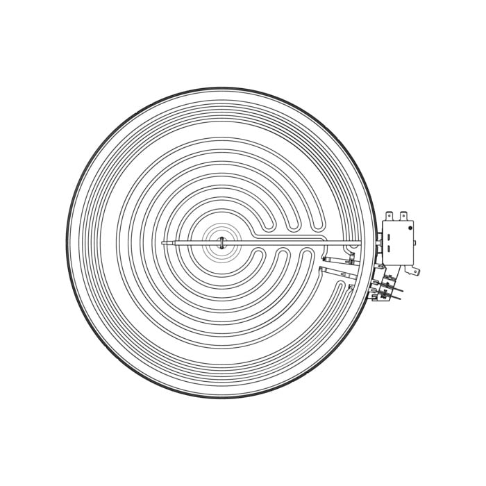 AEG Electrolux 3890881026 Strahlenheizkörper - Strahlungsheizkörper ,180mm