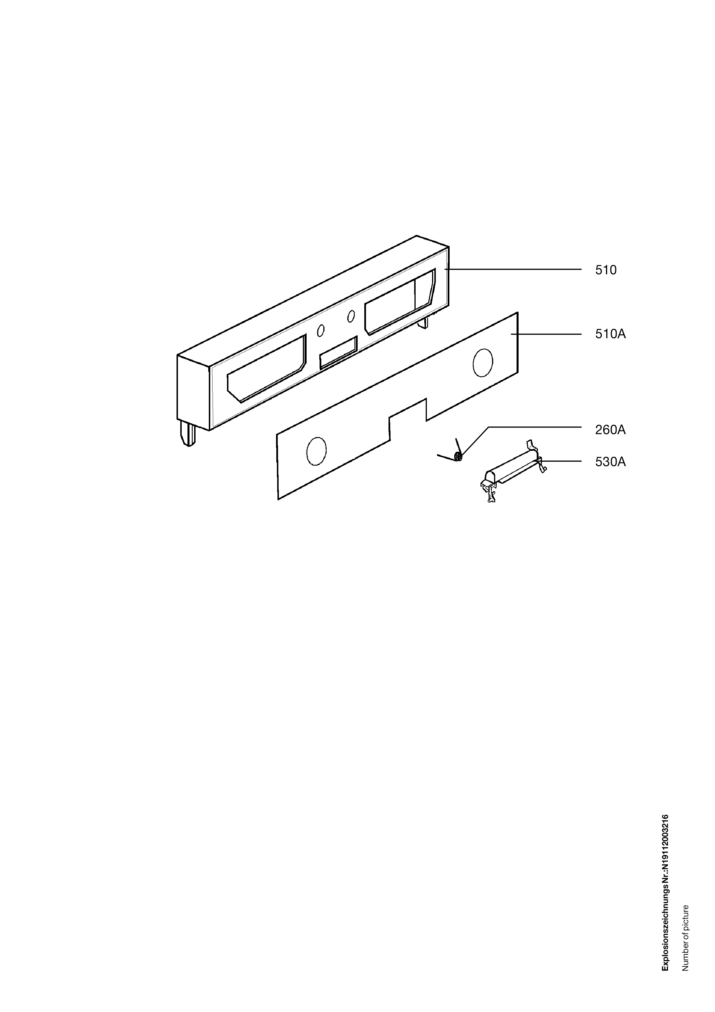 Explosionszeichnung AEG 91123513901 FAV34070IM