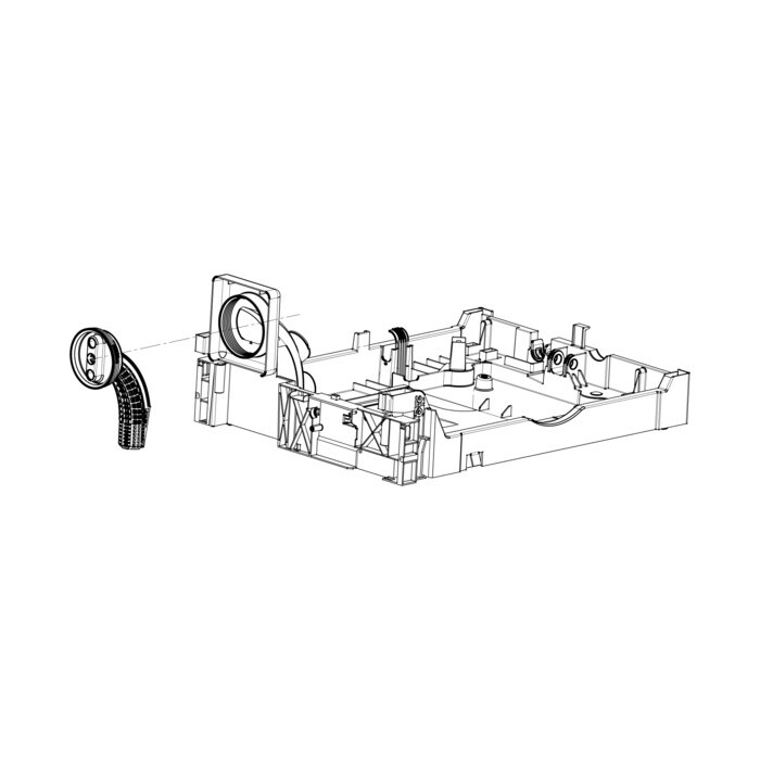 AEG Electrolux 1084137668 Unterteil Gehäuse - équerre,complet,ws,c4,cw,evo