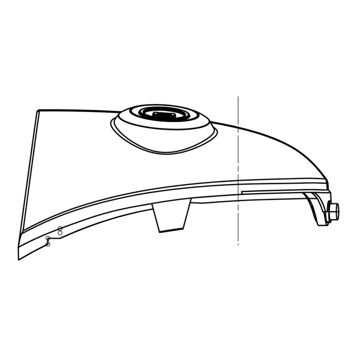 AEG Electrolux 1050823283 Abdeckung Gehäuse - Aan/uit schakelaar