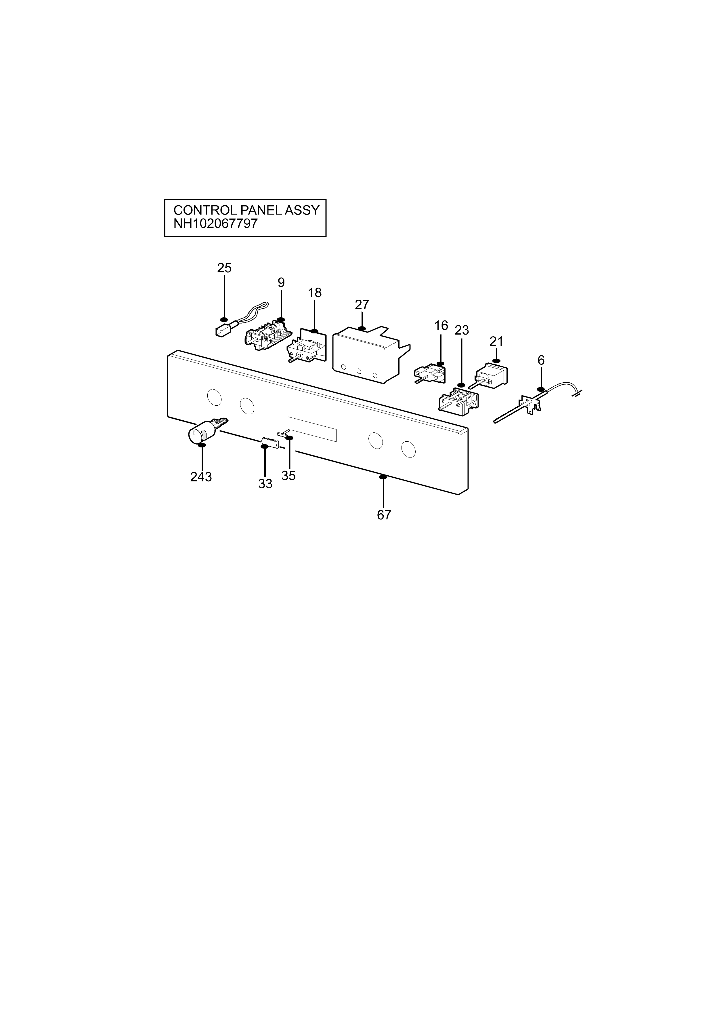 Explosionszeichnung AEG 94417131000 D5701-4-M(STAINLESS)