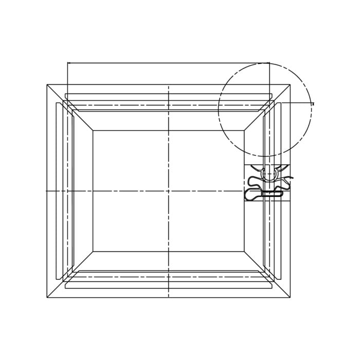 AEG Electrolux 2084765037 Gefrierschranktürdichtung - Türdichtung,l=1681, passend für omega