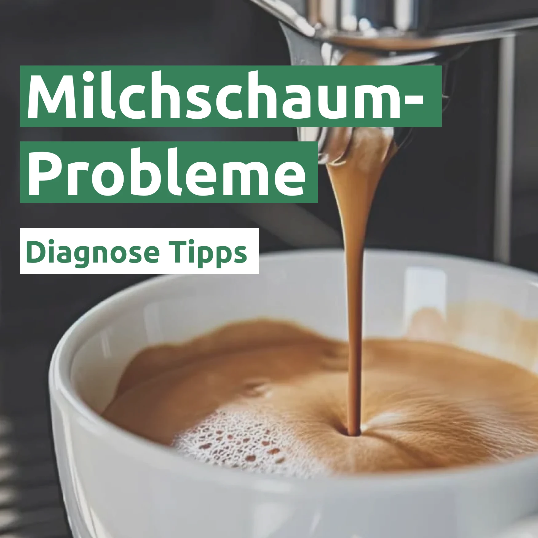 Milchschaum-Probleme