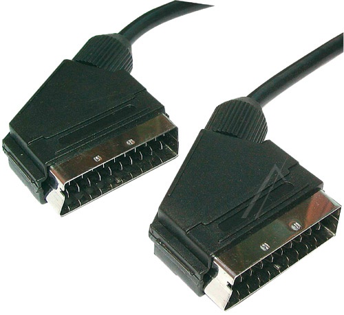 COM - Scart-kabel, scart-stecker / scart-stecker, 21pol, 2,0m