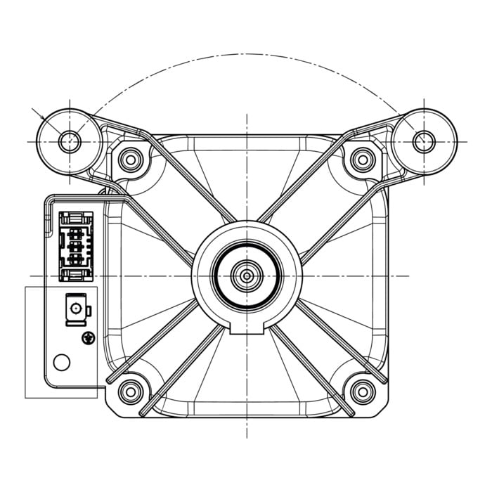 AEG Electrolux 140151949033 Motor - Motor,magnet,240v,50hz,ø21,5mm