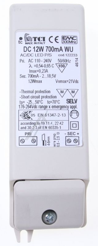 Küppersbusch 546720 - Led transformator 700ma,10w