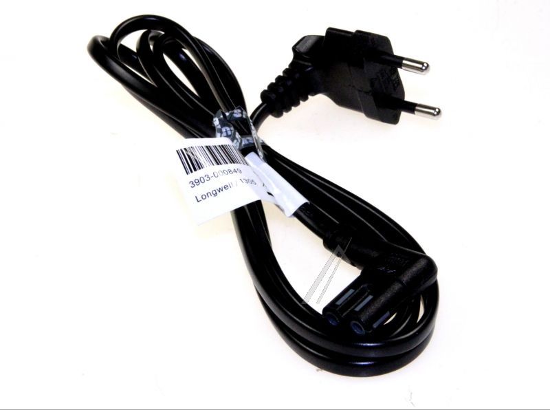 Samsung 3903000849 Euro-Netzkabel - Lp-21l euro-netzkabel gewinkelt, 250v-2,5a, 1,55mtr. schwarz