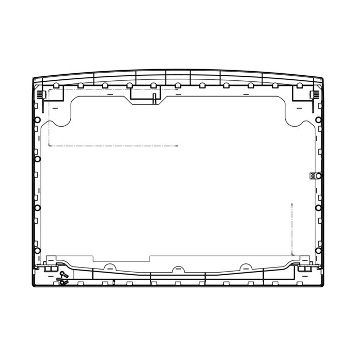 AEG Electrolux 1326397633 Abdeckplatte - Arbeitsplatte,satz,weiss,597x4