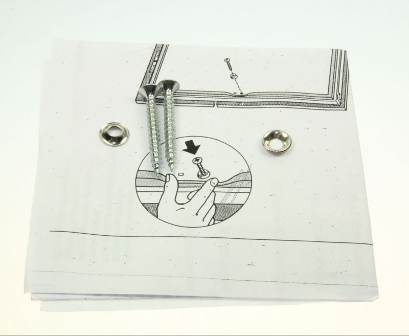 BSH Bosch Siemens 00086512 Befestigungsteil - Befestigungssatz tür 1.707.000.866