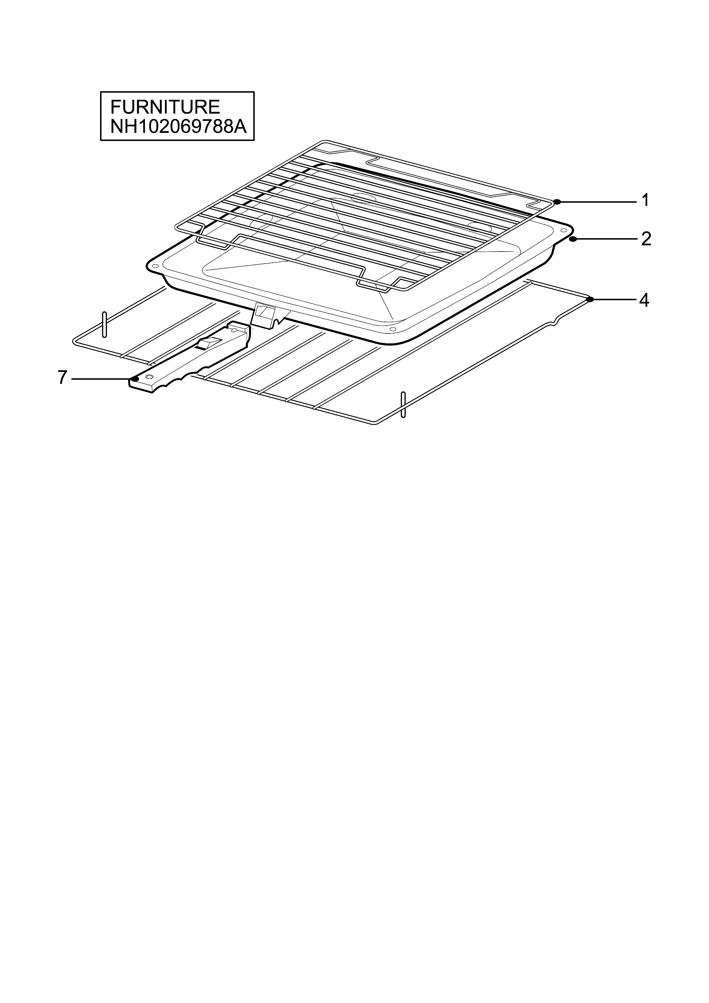 Explosionszeichnung Tricitybendix 94417140200 TBD 950 WH