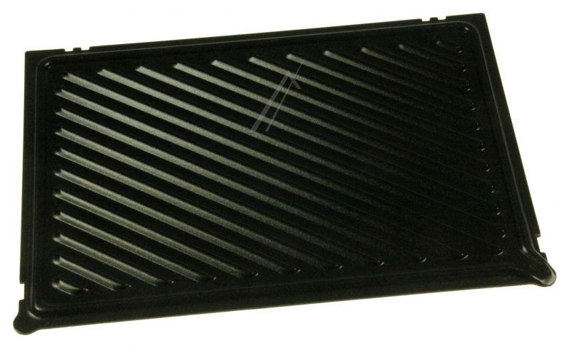 BSH Bosch Siemens 00747892 Grillpfanne - Grillplatte glänzend schwarz, für oben oder unten