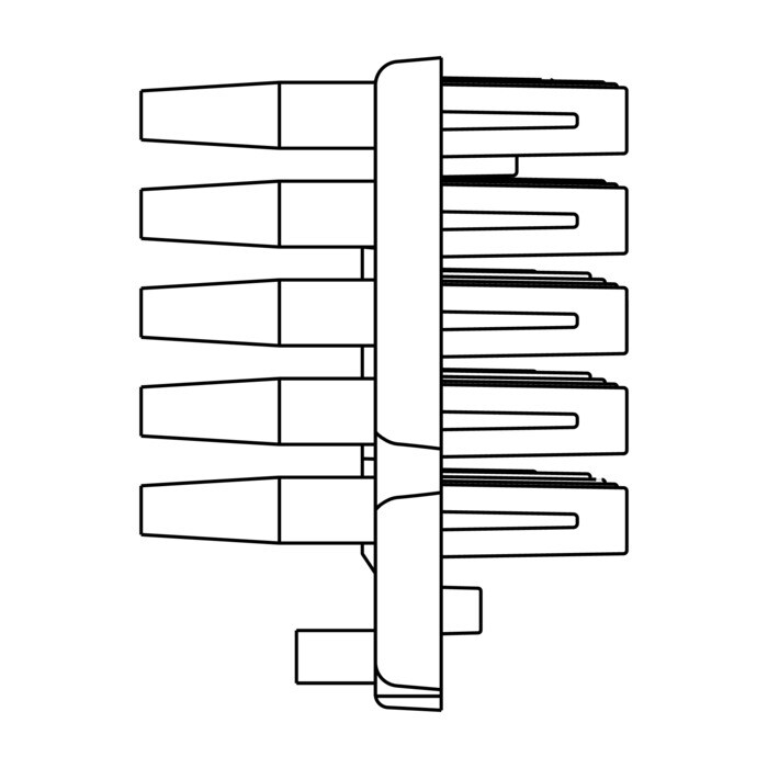 AEG Electrolux 1325390803 Lochschiene - Diffuusscherm,lichtdiode,env06