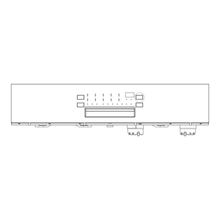 AEG Electrolux 8088621399 Bedienteilblende - Bedienblende,inox,aeg,edw1850,