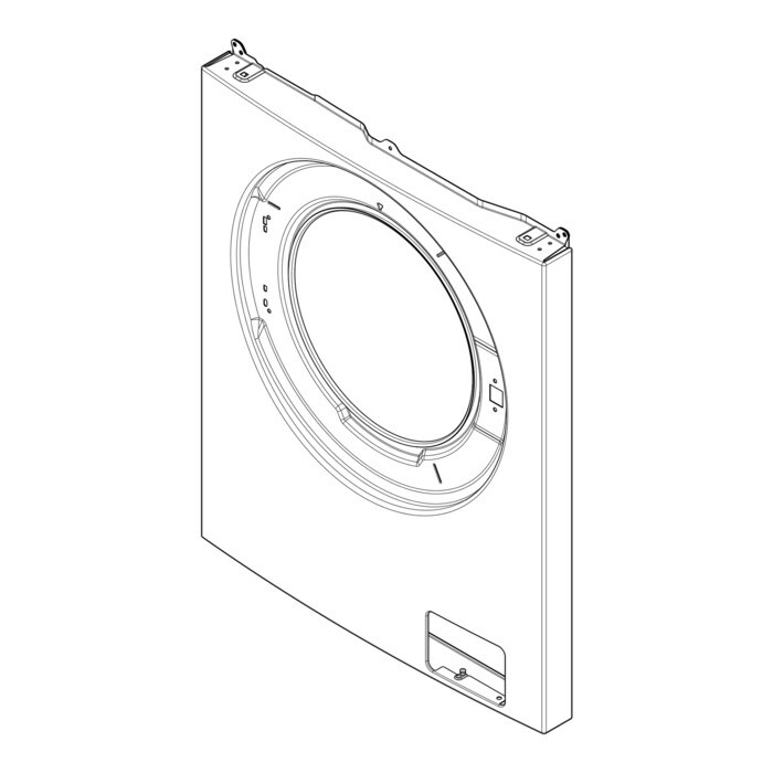 AEG Electrolux 1327837801 Frontblende - Frontblende,gehäuse,p10