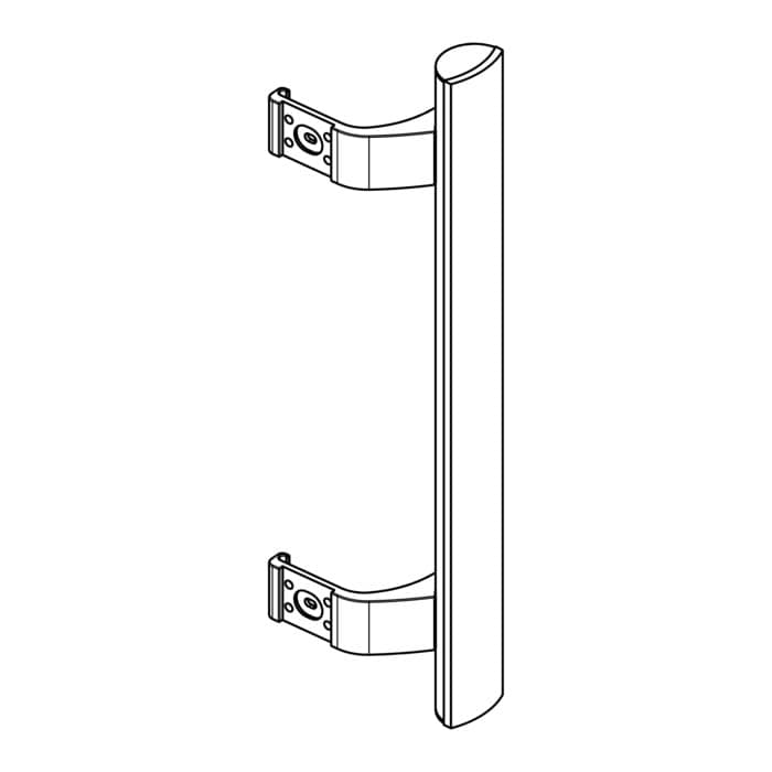 AEG Electrolux 2650011329 Kühlschranktürgriff - Poignée,assemblage,métal,alumi