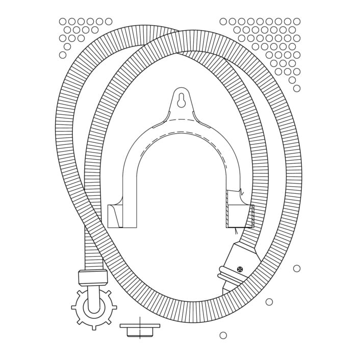 AEG Electrolux 140020904243 - Wasserstopzulaufschlauch 1,5m