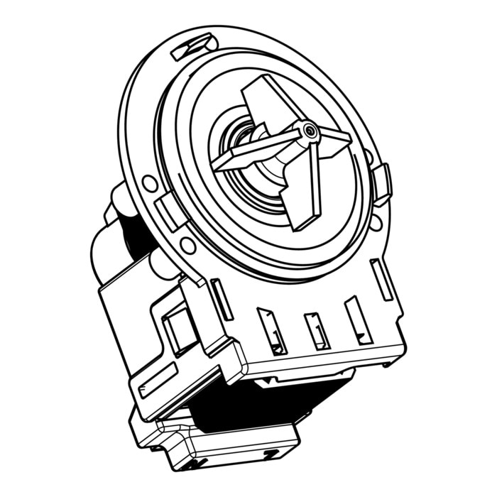 AEG Electrolux 140001900038 Laugenpumpe - Entleerungspumpe,mit,thermisch