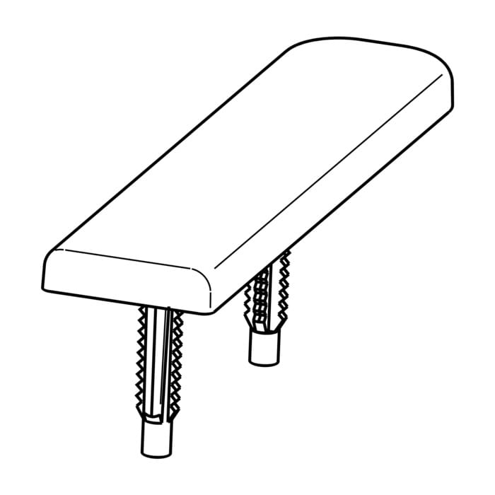 AEG Electrolux 2634032011 Klappe Deckel - Rücken scharnier,oben,weiss,7801