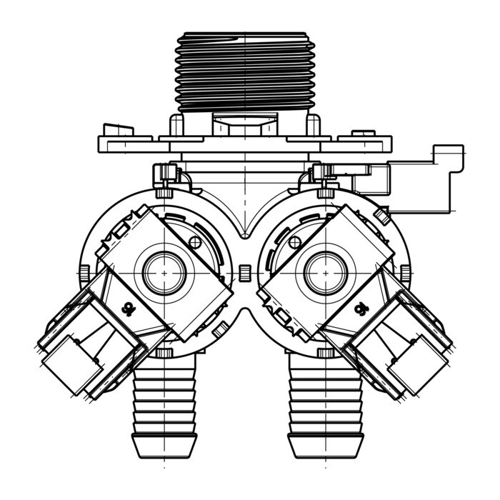 AEG Electrolux 8074876213 - Elektroventil,2-weg