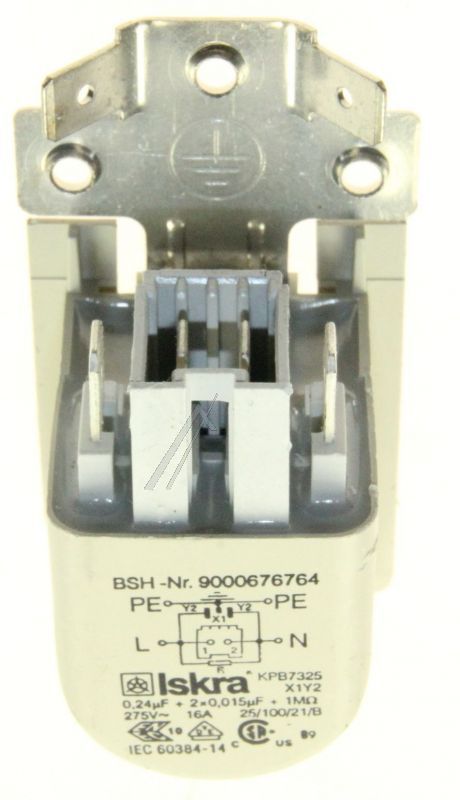 Bosch Siemens Entstörfilter 00623688 für Trockner 9000676764 1m ohm Ersatzteil