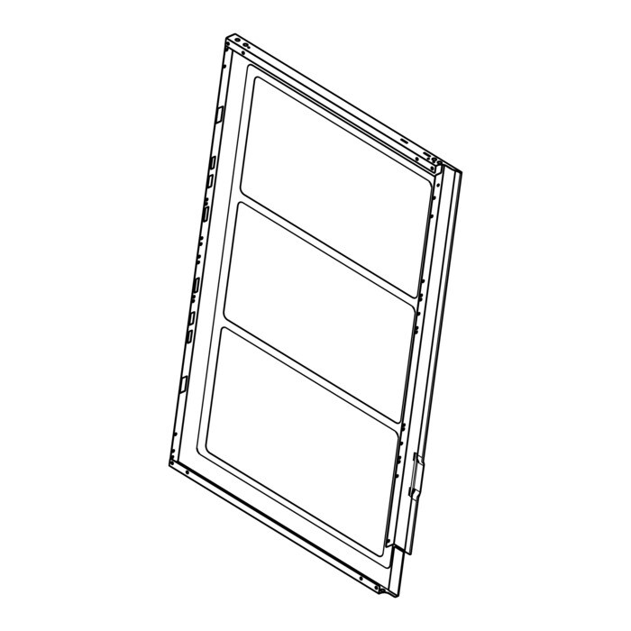 AEG Electrolux 5613400125 Gehäuse Seitenteil - Seitenwand links