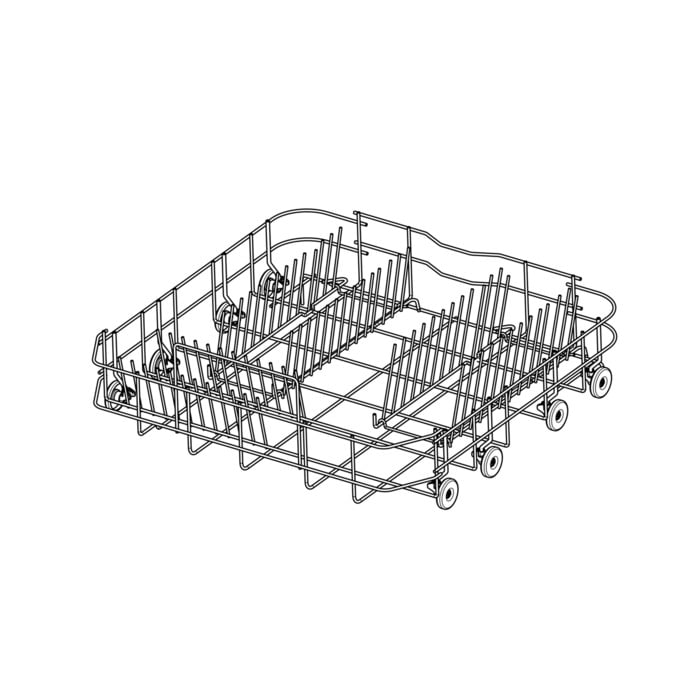 Geschirrkorb unten 140133729099 für Geschirrspüler AEG Electrolux Unterkorb Ersatzteil