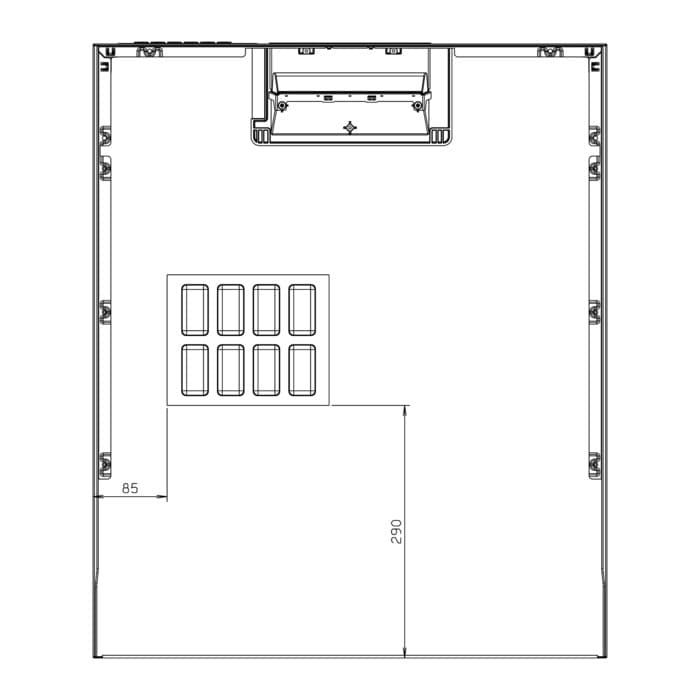 AEG Electrolux 8088879443 Tür - Aussentür,weiss,,esf85