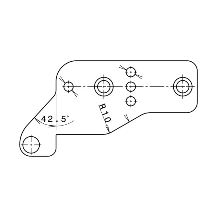 AEG Electrolux 2211217027 - Charniôre,inférieur