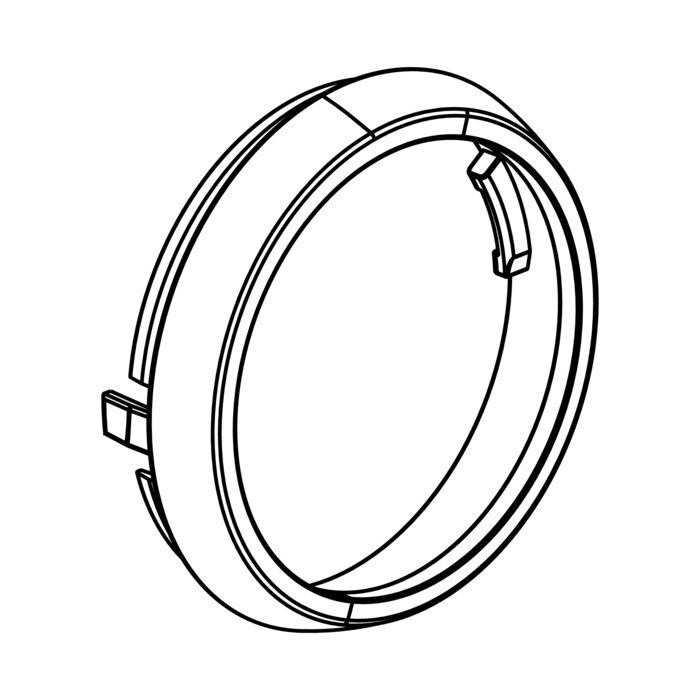 AEG Electrolux 140016112017 - Deckel,schlauchverbindung,silber