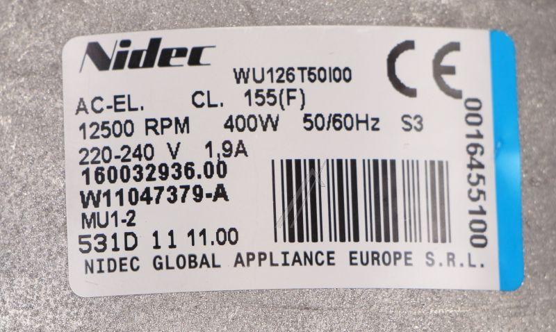 Whirlpool Indesit 488000507304 Waschmaschinenmotor - C00507304 motor 3ph p50 d.23.2mm ps9