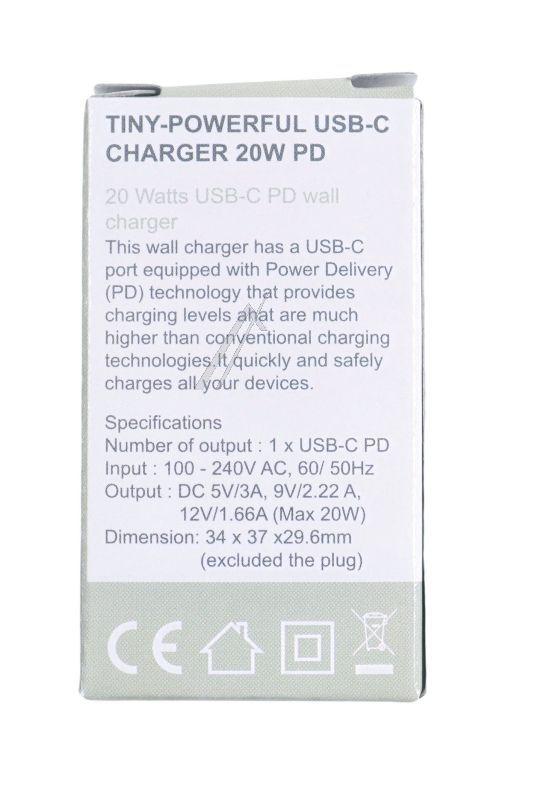 Minwa MWPD20ASU Ladegerät Handy - 20w usb‑c netzteil mit power delivery und quick charge