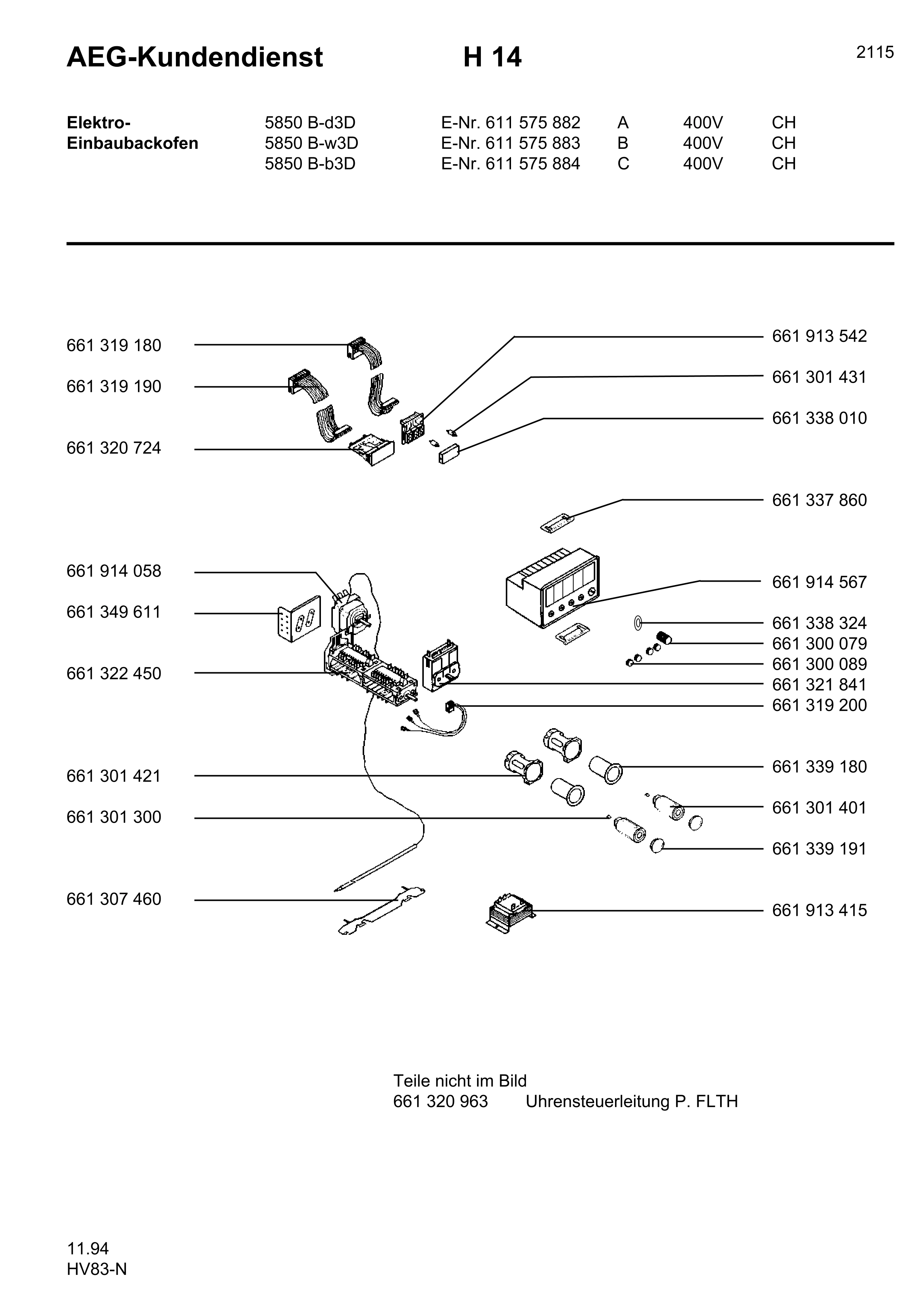 61157588300 Competence 5850 B W 3 D CH