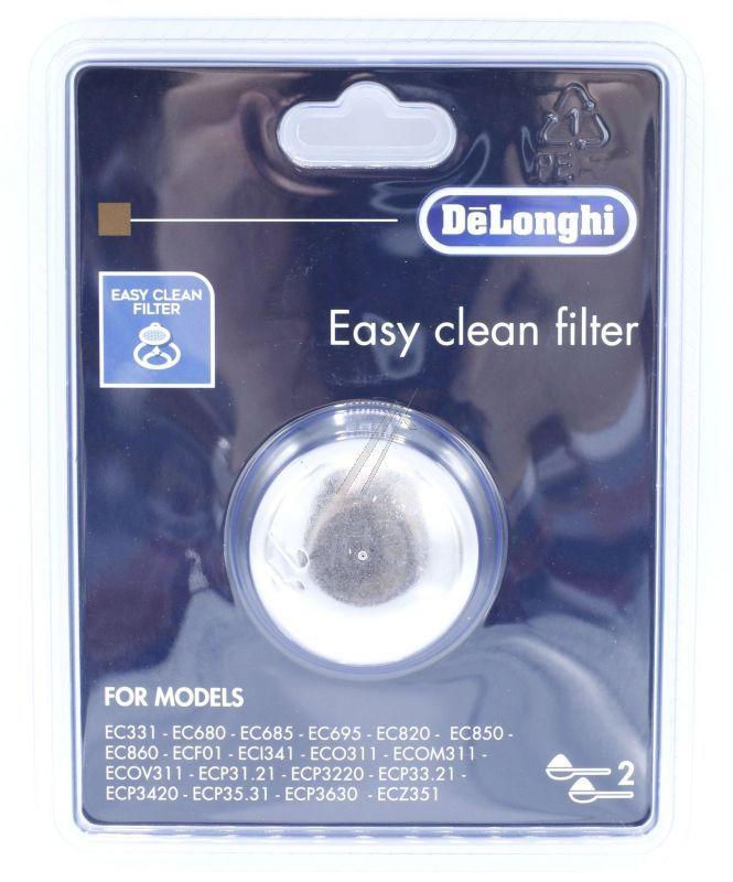 Delonghi 5513281001 Kaffeefilter - Dlsc401 easy clean filter für 2 tassen