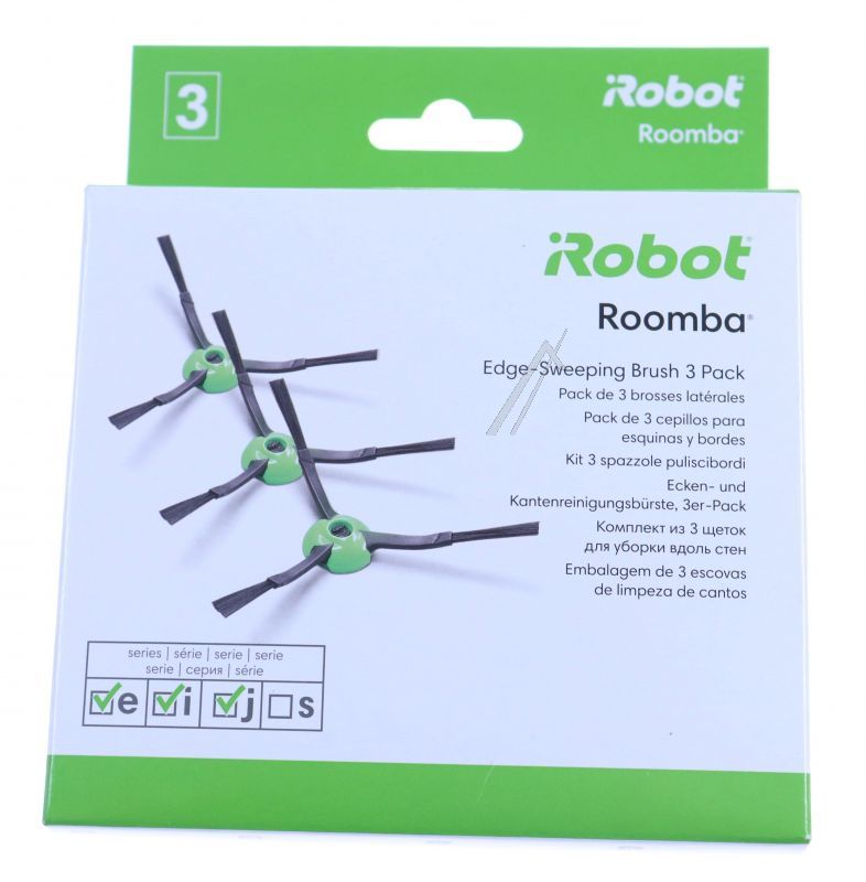 iRobot 4757628 Bürste - Pack de 3 brosses latérales roomba série e, i, j & j combo