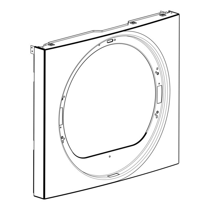 AEG Electrolux 1366003307 Frontblende - Frontblende,grau/blau,p10,whit