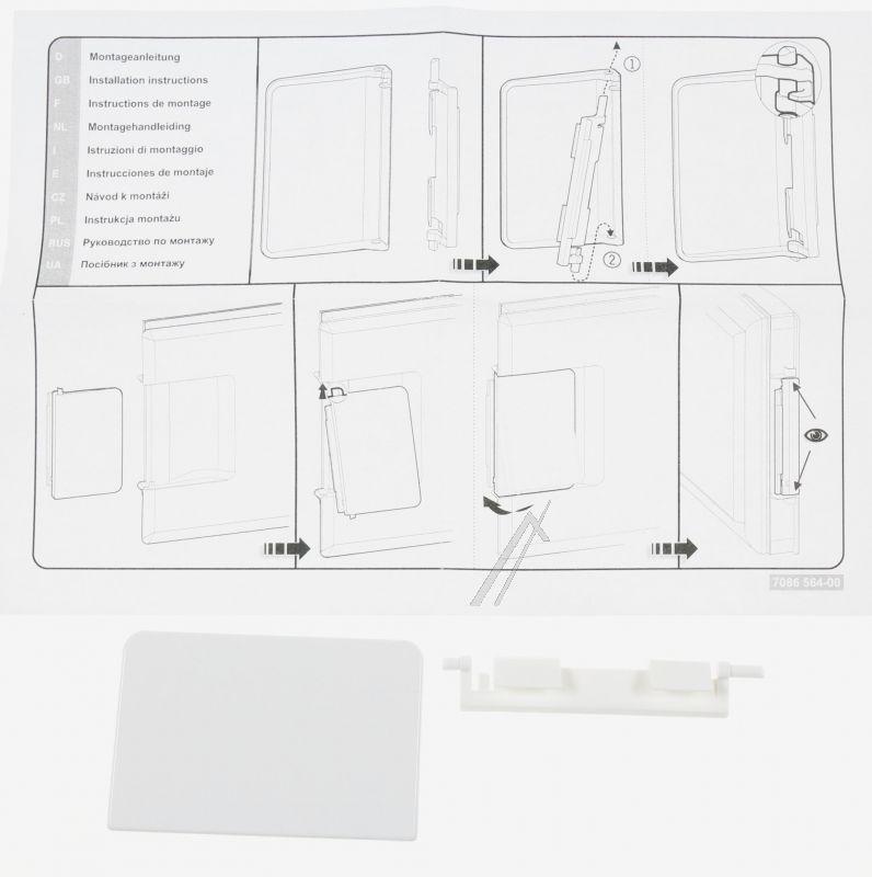 Liebherr Türgriff für Kühlschrank Gefrierfach 959022800 Griffplatte 100x65mm Ersatzteil