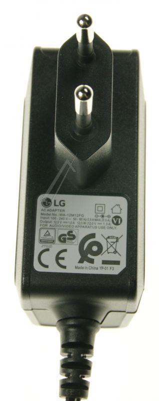 LG EAY62851515 - Adapters wa-12m12fg-bhaa_eu lv6 100-240vac 12vdc 1.0a 47-63hz eu wall 2p dc pin plug efficiency lv6 asian power devices