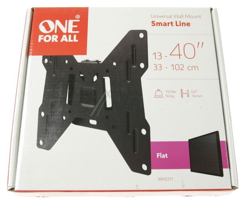 One for all WM2211 TV-Wandhalterungen - Smart line tv - wandhalter vesa 200 - fest