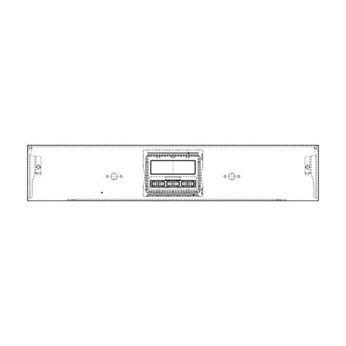 AEG Electrolux 8085168121 Bedienteilblende - Bedienblende,inox,60cm,hexagon