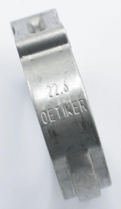 Oetiker 16700026 Einohrklemme - Einohrklemme, durchmesserbereich: 19,40 - 22,60 mm