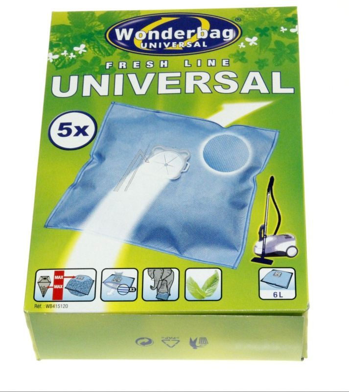 SEB WB415120 Staubsaugerbeutel - Passend für wonder bag staubbeutel mint aroma (x5)