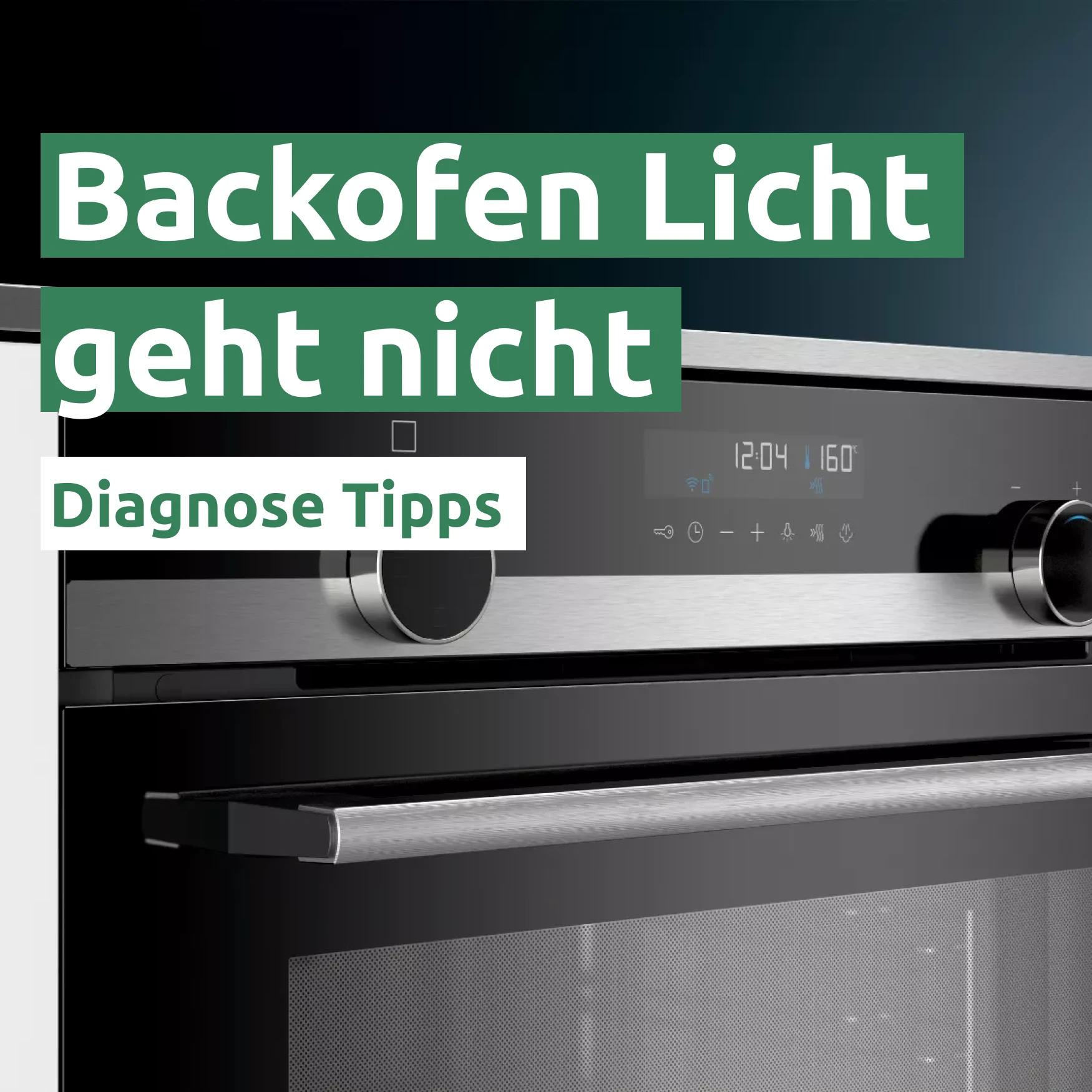 Backofen Licht geht nicht